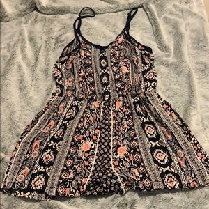 multi colored romper